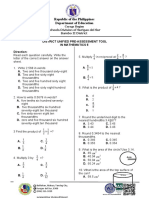 Republic of The Philippines Department of Education: A. 4 B. 2 C. D. 1