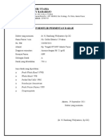 Formulir Permintaan Darah