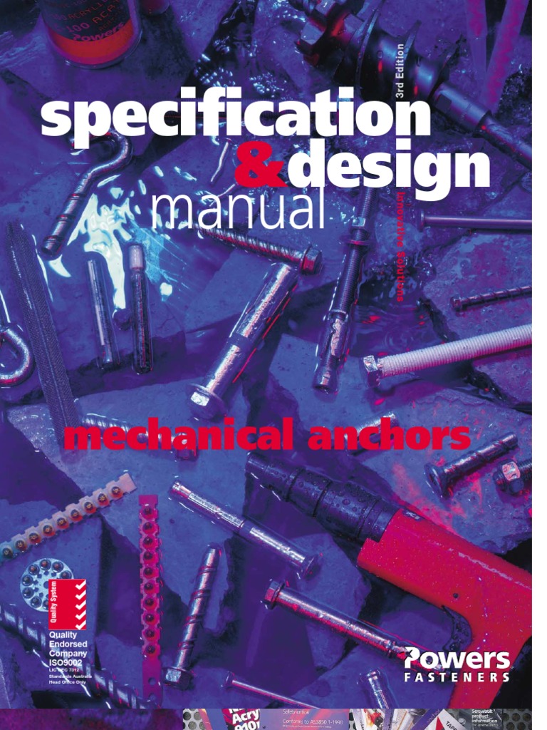 Mechanical Design Manual Fastener | PDF | Construction Aggregate | Concrete