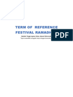 Term of Reference Festival Ramadhan