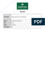 PGDPM Project Scope and Scheduling Project