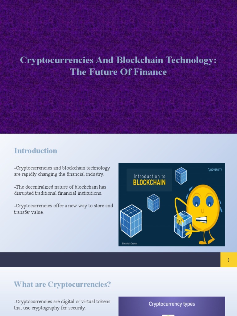 Future of Finance: Crypto & Blockchain | PDF | Cryptocurrency | Investing