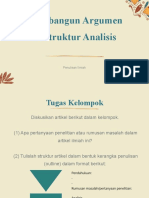 1 Membangun Argumen - Struktur Analisis