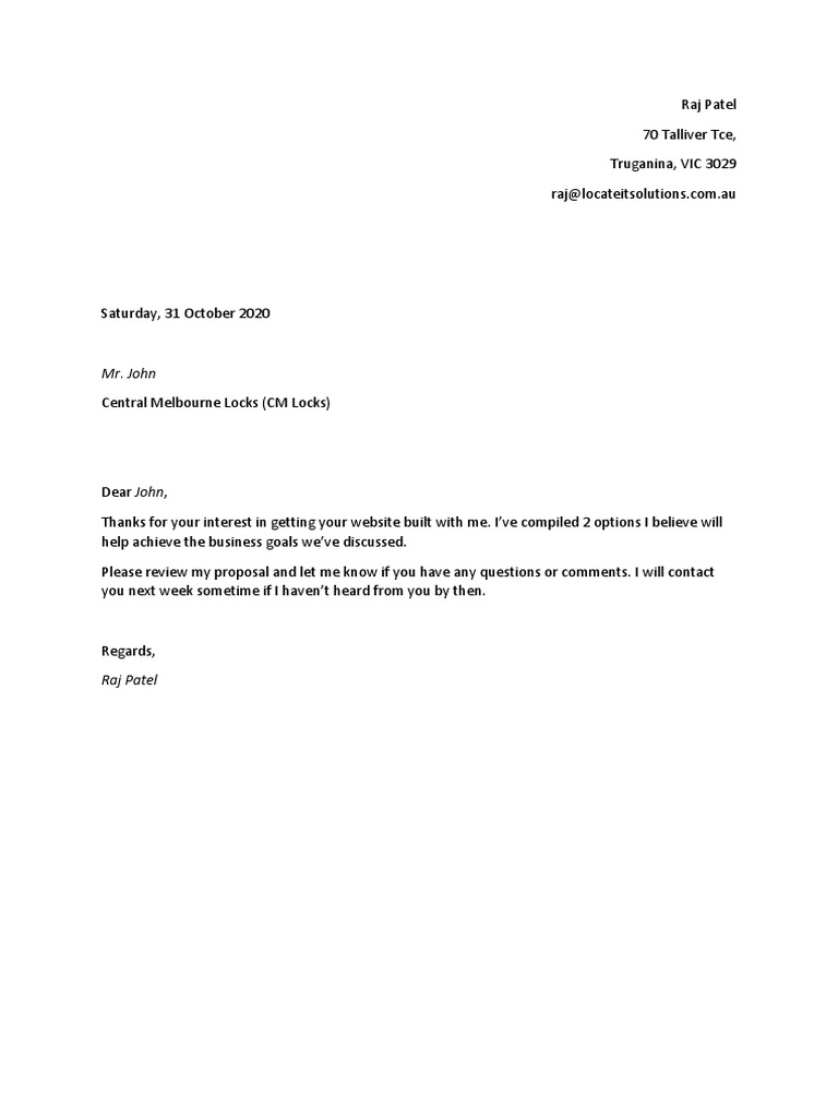 CM Locks Proposal | PDF | Websites | Word Press
