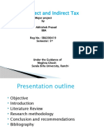 Direct and Indirect Tax