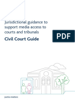 HMCTS Media Guidance - Civil Court Guide March 2020
