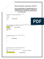 Solution of 2nd Assignment