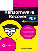 Ransomware Recovery For Dummies Ebook
