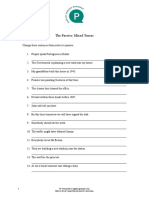 Passive Mixed Tenses