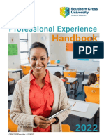 2022 Professional Experience Handbook