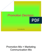 Promotion Mix Strategy