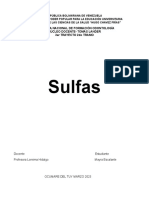 Sulfas Farmacologia Odontologia