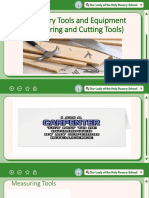 Carpentry Measuring, Cutting Tools