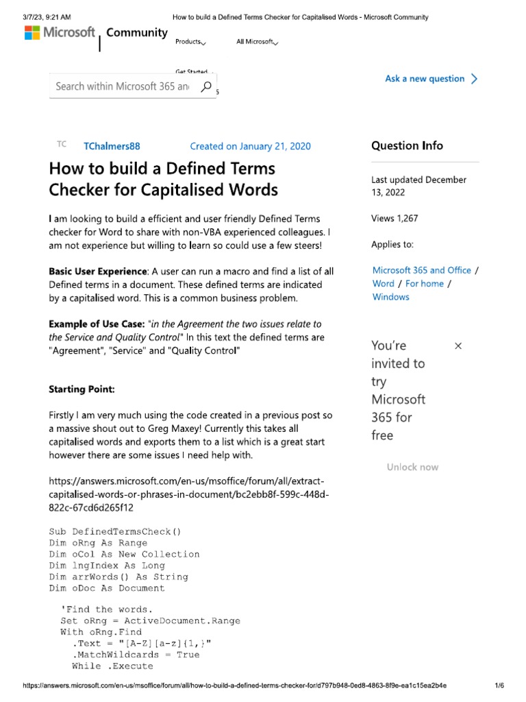 Build A Definition Checklist PDF