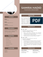 Grayish Orange and White Simple Professional ResumeCurriculum Vitae