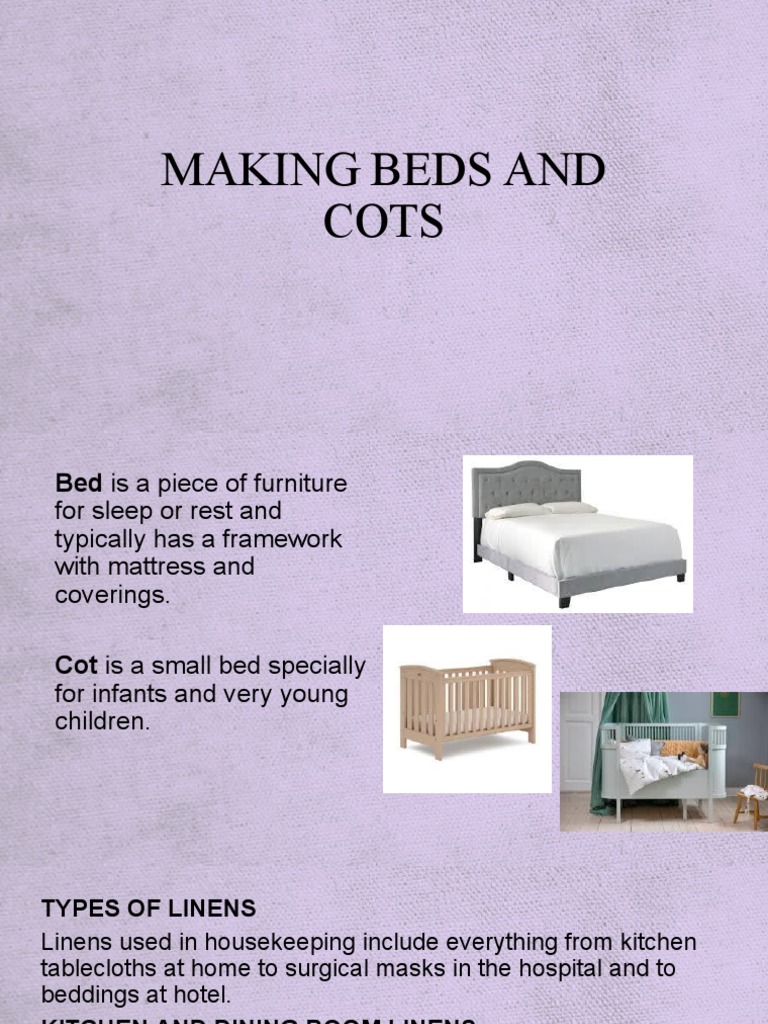 Making Beds and Cots PDF Bathroom Pillow