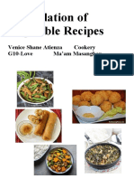 Compilation of Vegetable Recipes