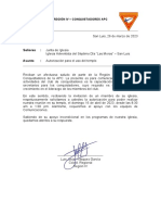 Carta Las Moras - Capitanes y Secretarios CQS
