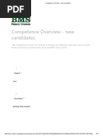 Competence Overview - New Candidates - BMS