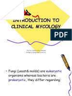 Introduction To Clinical Mycology: Prof - Dr.Adnan H.AL-Hamdani College of Medicine, University of AL-Qadisiyah