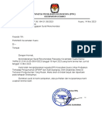 10_P.06.01_64.01.05_2023 Surat Rekomendasi Panwaslu Kecamatan Kuaro Nomor 74_PM.01.01_K.KI-05-05_IV_2023 tanggal 19 April 2023