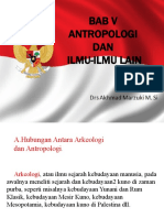 Bab V Antropologi & Ilmu Lain