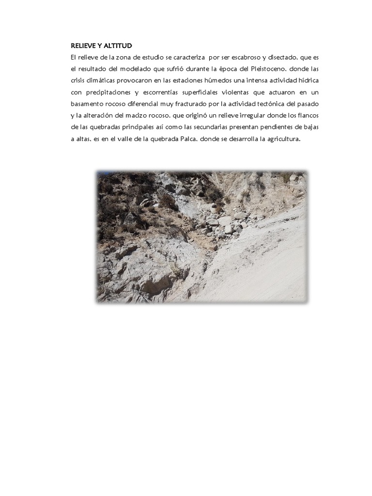 Relieve y Altitud | PDF