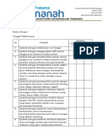 Form Checklist Transmisi-Amanah
