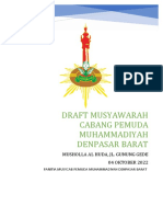 Draft Musycab Denpasar Barat