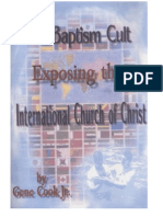 The Baptism Cult Exposing The International Church of Christ