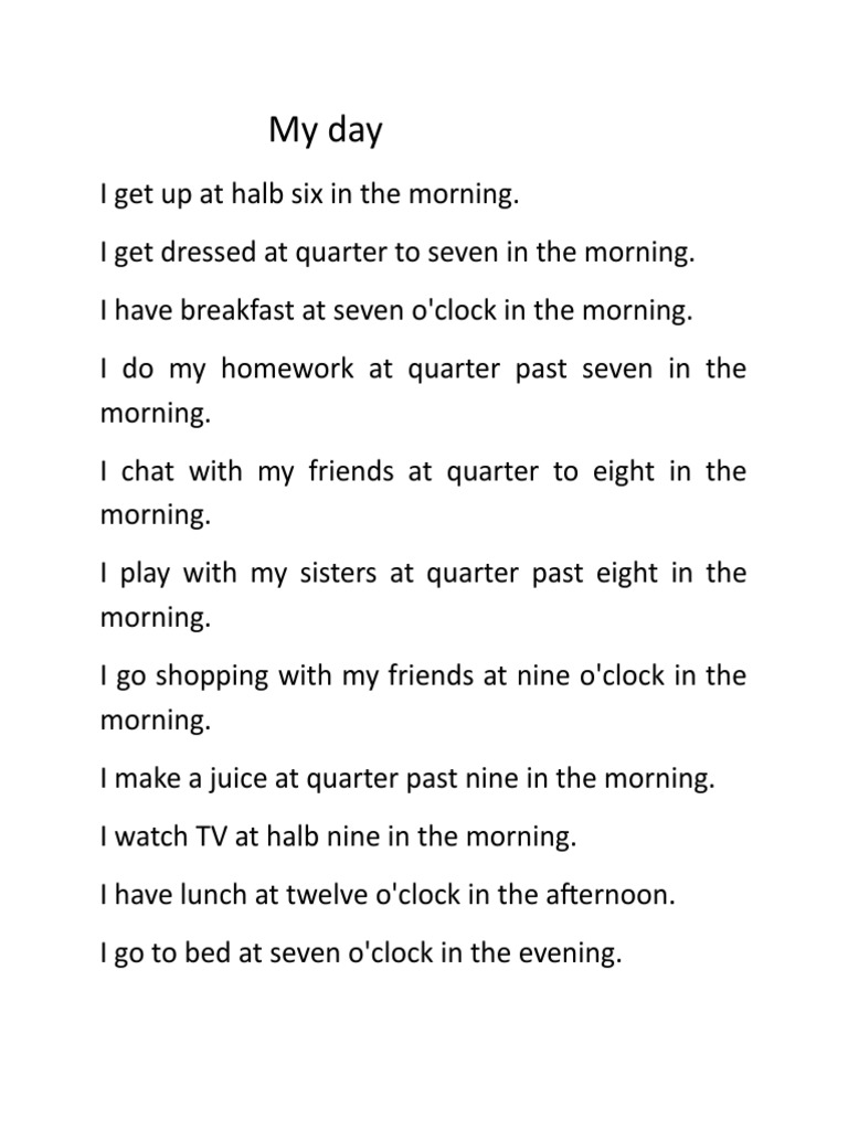 My Day | PDF