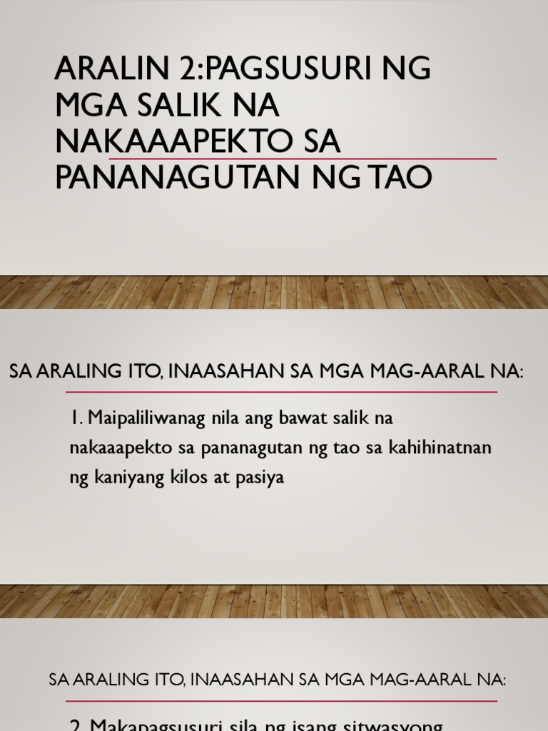 Pagsusuri NG Mga Salik Na Nakaaapekto Sa Pananagutan NG Tao | PDF