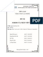 Bài Cuối Kỳ - Tiểu Luận Stress Của Nhân Viên y Tế - Nhóm 5 Anh Em Trên 1 Chiếc Xe Tăng Như 5 Bông Hoa Nở Cùng Một Cội