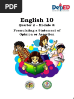 Q2 English 10 Module 3