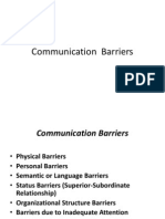 Communication Barrier Types