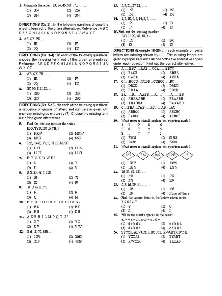 number-and-letter-series-pdf
