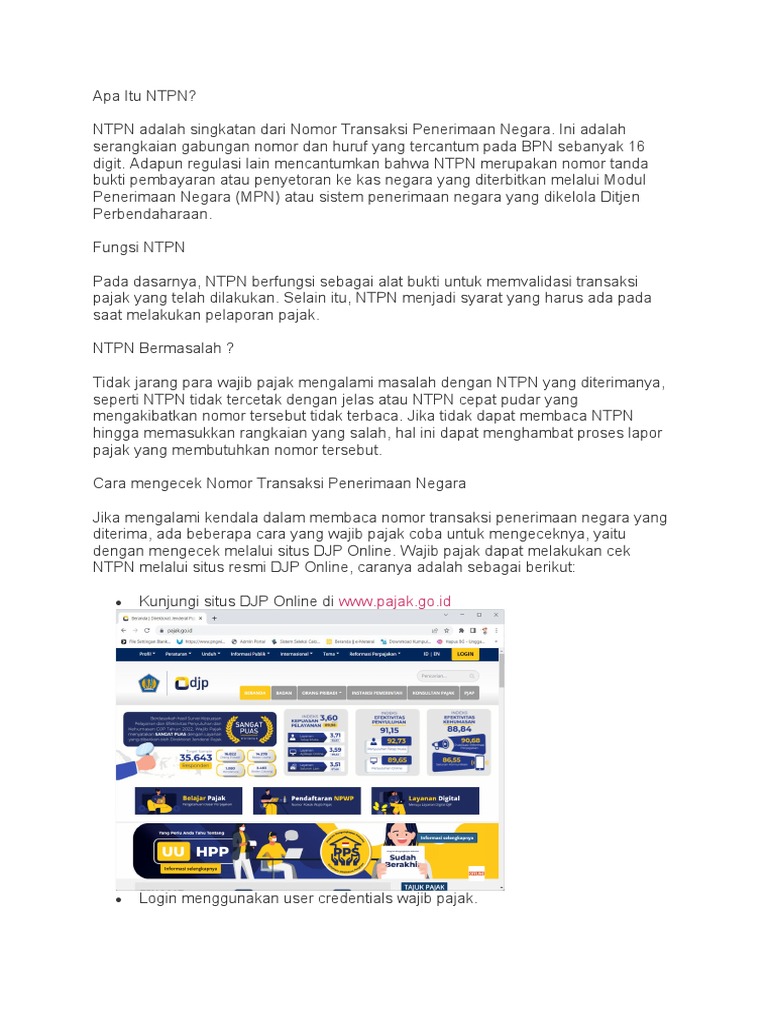 Apa Itu NTPN PDF