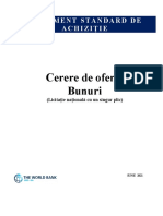 RFB - Document Standard de Achiziție