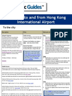Hong Kong Airport Transfer Guide