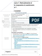 Examen - (AAB01) Cuestionario 1 - Retroalimente El Aprendizaje Dando Respuesta Al Cuestionario Calificado en Línea 1