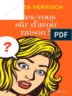 Etes Vous Sur D - Avoir Raison - Gilles Vervisch