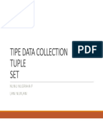 Tuple Dan Set