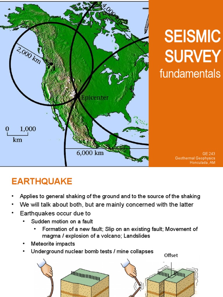 Seismic Survey Pdf Fault Geology Earthquakes