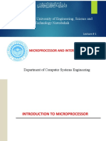 Microprocessor - Introduction To Basic Microprocessor