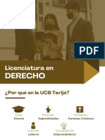 Brochure y Malla Curricular Derecho