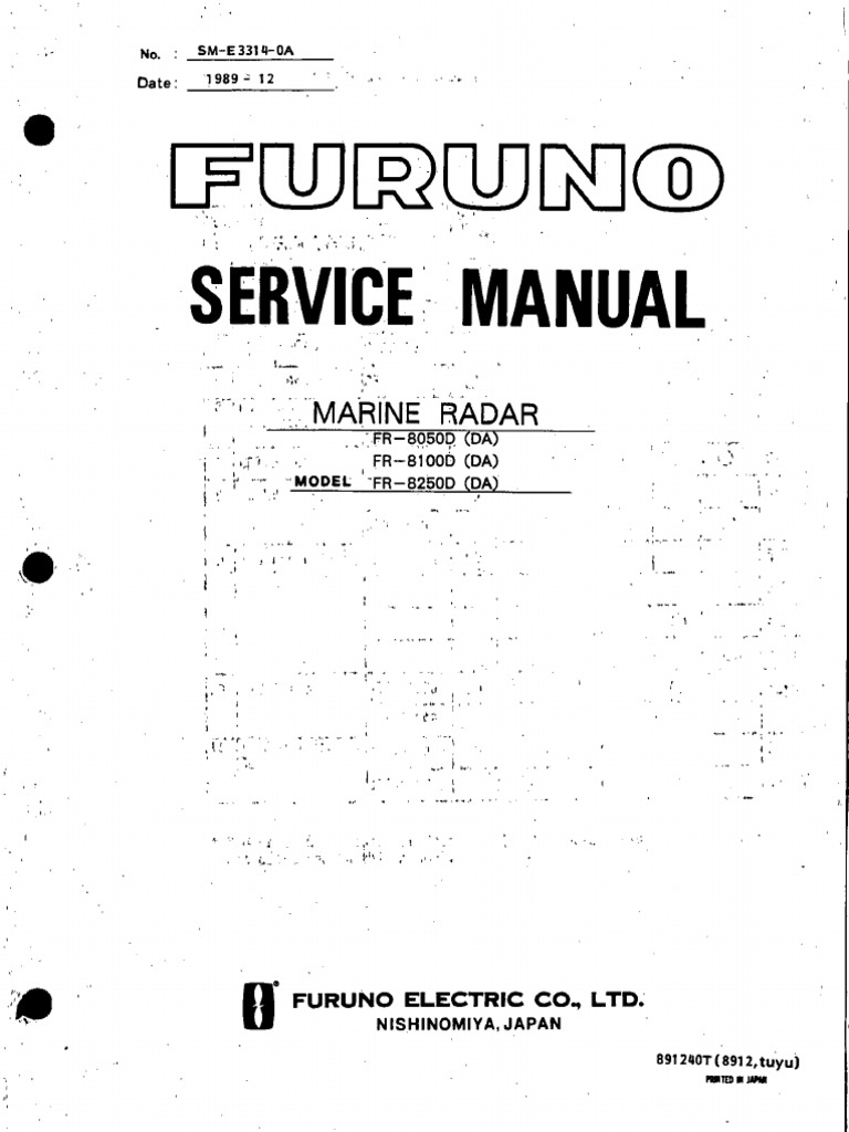 Radar 8050-8100-8250 | PDF