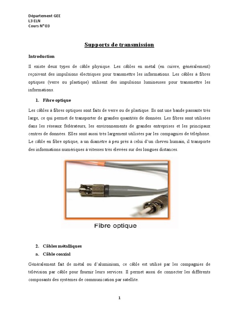 Schéma de câblage coaxial et RJ45 | PDF | Câble coaxial | Fibre optique