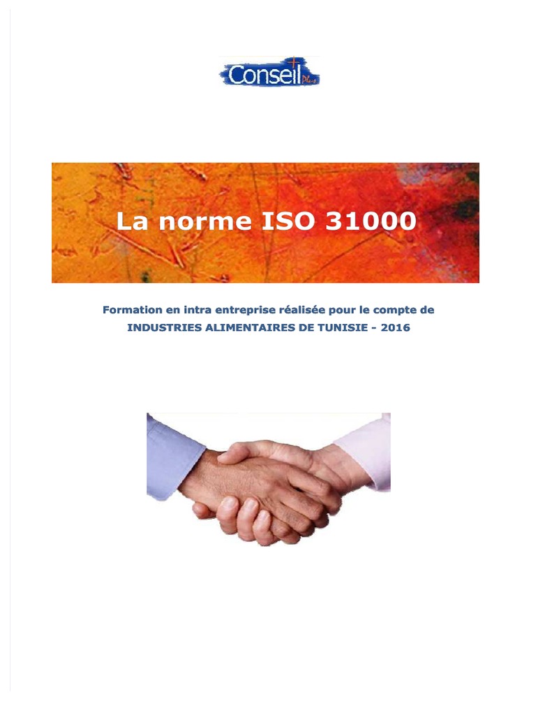 Management Des Risques Iso 31000 - Compress | PDF | Risque | Gestion ...