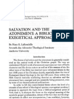 Salvation and The Atonement - A Biblical Exegetical Approach