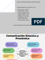 Comunicacion Kinesisa y Proxemica